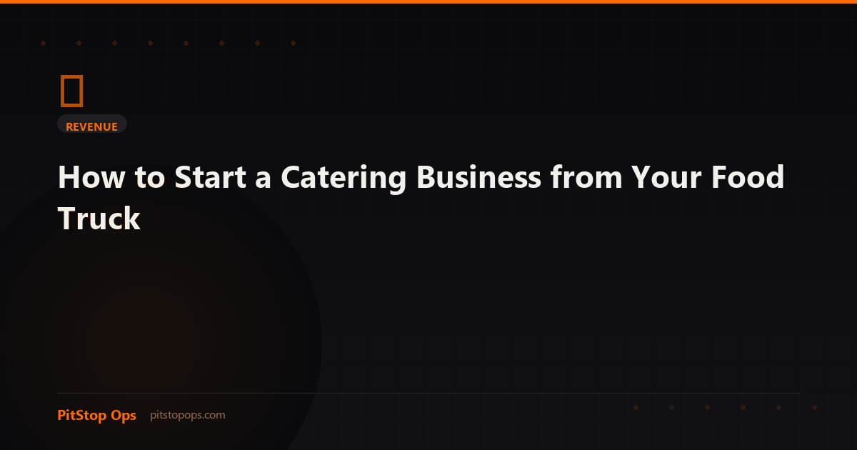 How to Start a Catering Business from Your Food Truck